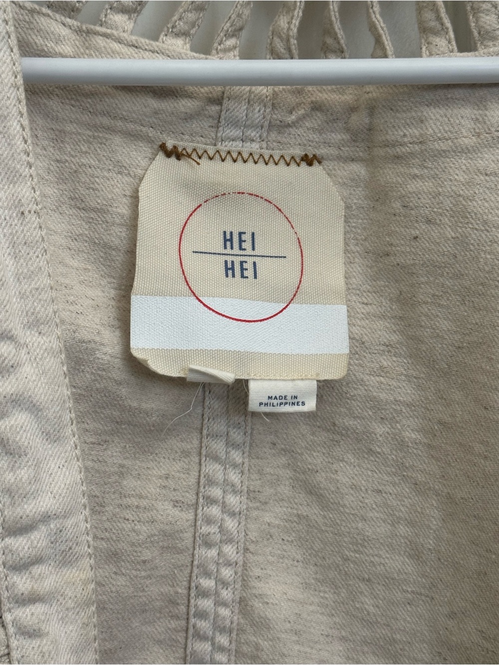 Hei Hei Anthropologie XS/S Beige Cropped Jacket - Picture 8 of 8